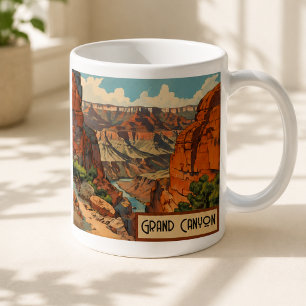 Grand Canyon Vintage Southwest Landscape Coffee Mug