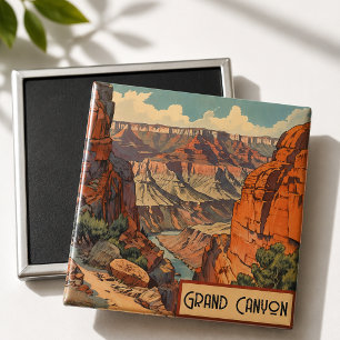 Grand Canyon Vintage Southwest Landscape Magnet