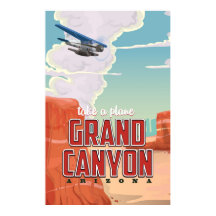 Grand Canyon vintage travel poster