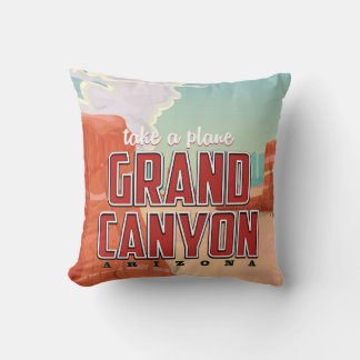 Grand Canyon vintage travel poster Cushion