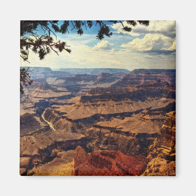 Grand Canyon Vista Magnet (Front)