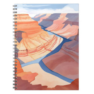 Grand Canyon   Watercolor Landscape Painting Notebook