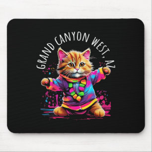 Grand Canyon West Arizona Dancing Cat Colourful Ki Mouse Mat