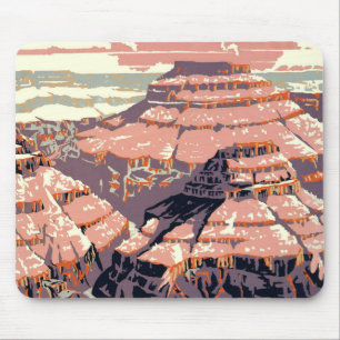 Grand Canyon Western Graphic Art American Mouse Mat
