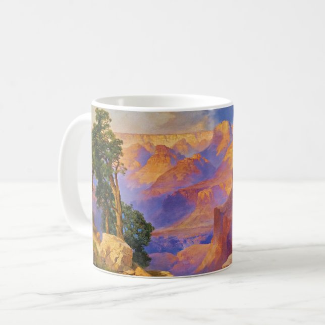 Grand Canyon with Rainbow Coffee Mug (Front Left)