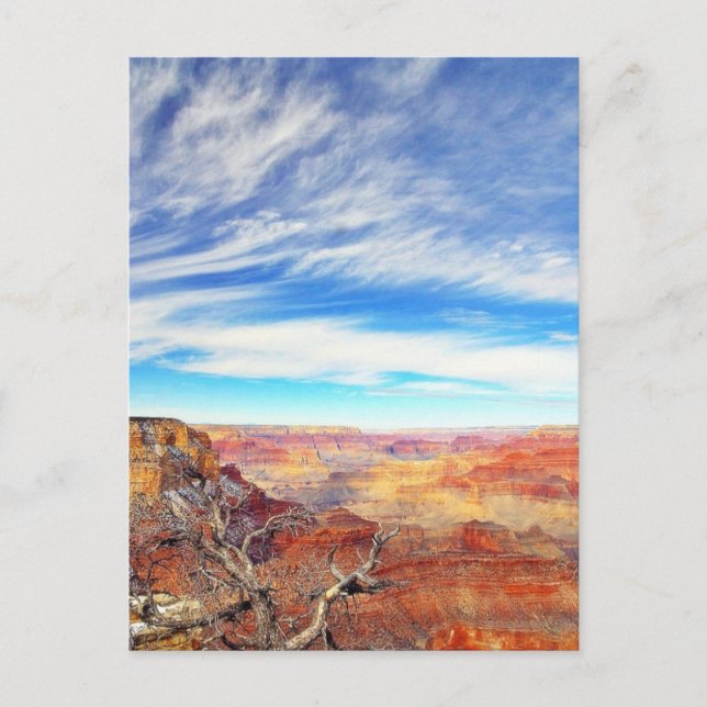 Grand Canyons Arizona Clouds Postcard (Front)