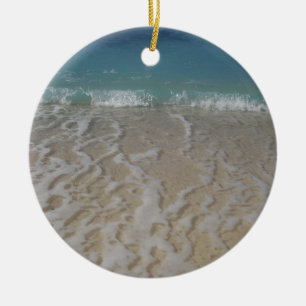 Grand Cayman Beach Ceramic Tree Decoration