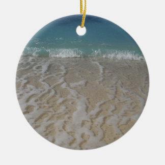 Grand Cayman Beach Ceramic Tree Decoration