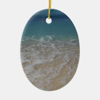 Grand Cayman Island Beach Ceramic Tree Decoration