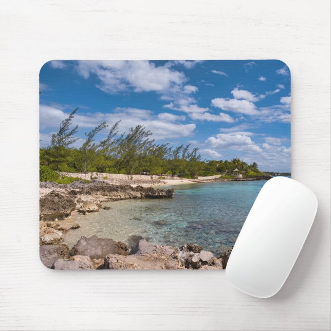 Grand Cayman Island  Mouse Mat (With Mouse)