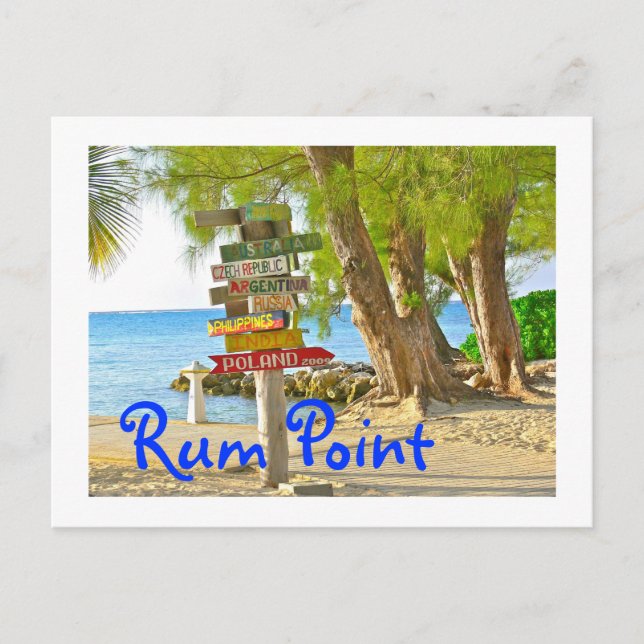Grand Cayman Island, Rum Point, Postcard (Front)