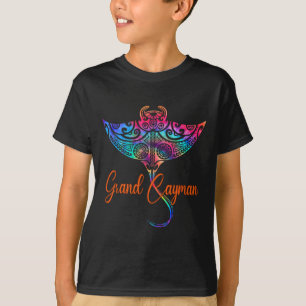 Grand Cayman Islands 2025 Tribal Stingray Family V T-Shirt