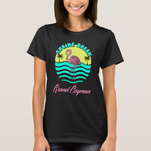 Grand Cayman Spring Break Sunset Graphic Family Ma T-Shirt