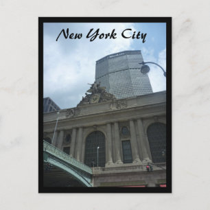 grand central building postcard
