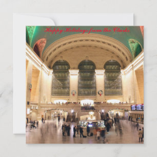 GRAND CENTRAL HAPPY HOLIDAYS CARD