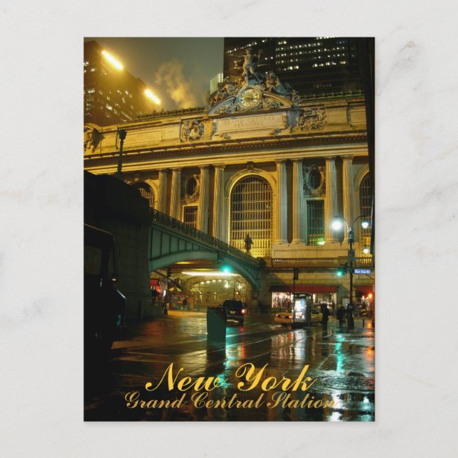 Grand Central Postcards Custom New York Postcards (Front)
