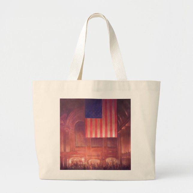 Grand Central Station Large Tote Bag (Front)