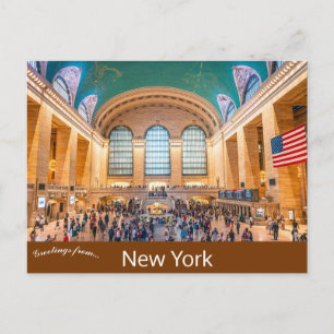 Grand Central Station New York Postcard