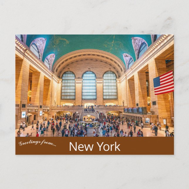 Grand Central Station New York Postcard (Front)