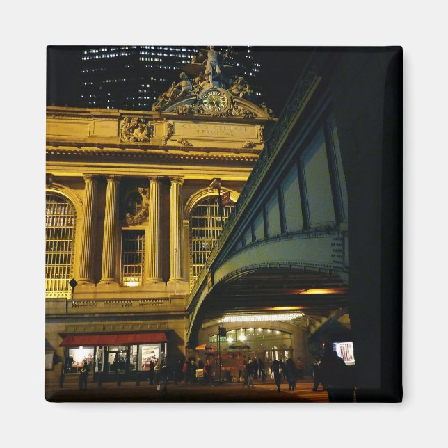 Grand Central Station - Night - New York City Magnet (Front)