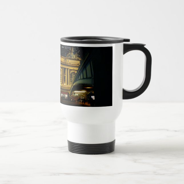 Grand Central Station - Night - New York City Travel Mug (Right)