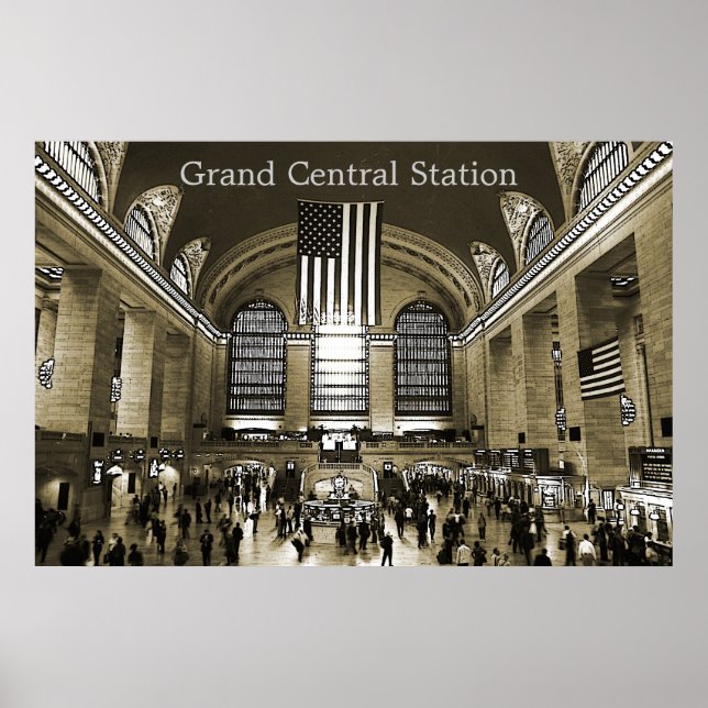 Grand Central Station, NYC, poster (Front)