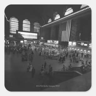 Grand Central Station Square Sticker
