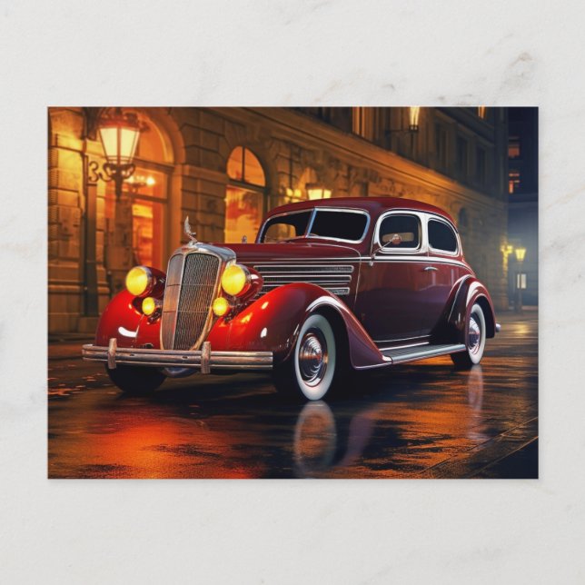 Grand Classic Cinematic Autos Postcards (Front)