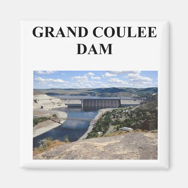 grand coulee dam magnet (Front)