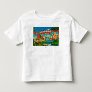 Grand Coulee Dam, Washington - Large Letter Toddler T-Shirt