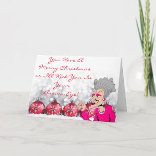 Grand Dame Christmas Card III