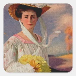 Grand Dame Square Sticker