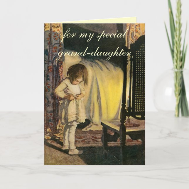 Grand-daughter birthday Card (Front)