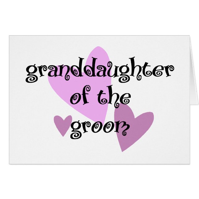 Grand Daughter of the Groom (Front Horizontal)