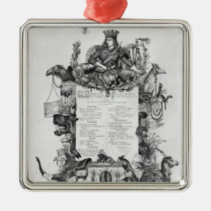 Grand Diner Parisien, Metal Tree Decoration