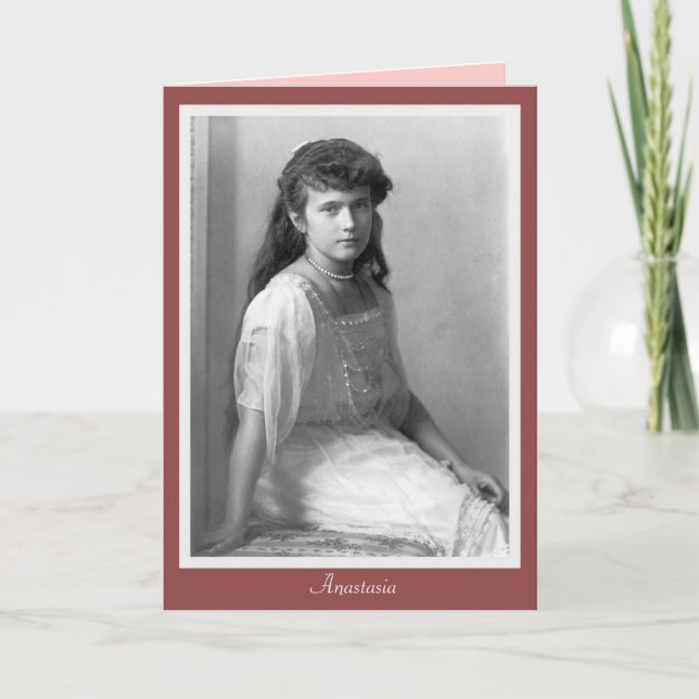 Grand Duchess Anastasia Nikolaevna of Russia 1914 Card (Front)