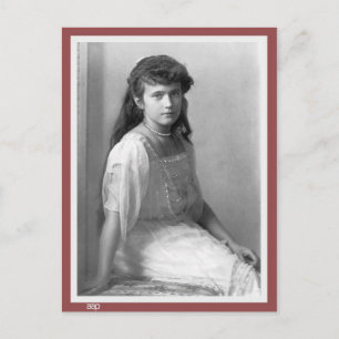 Grand Duchess Anastasia Nikolaevna of Russia 1914 Postcard