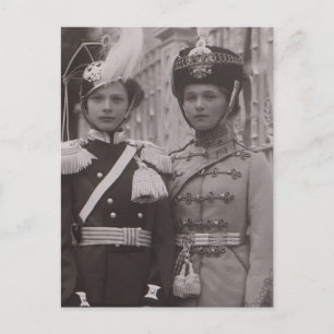Grand Duchesses Olga & Tatiana in uniform #1 Postcard