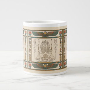 Grand Egyptian Museum Egypt Heritage Design Large Coffee Mug