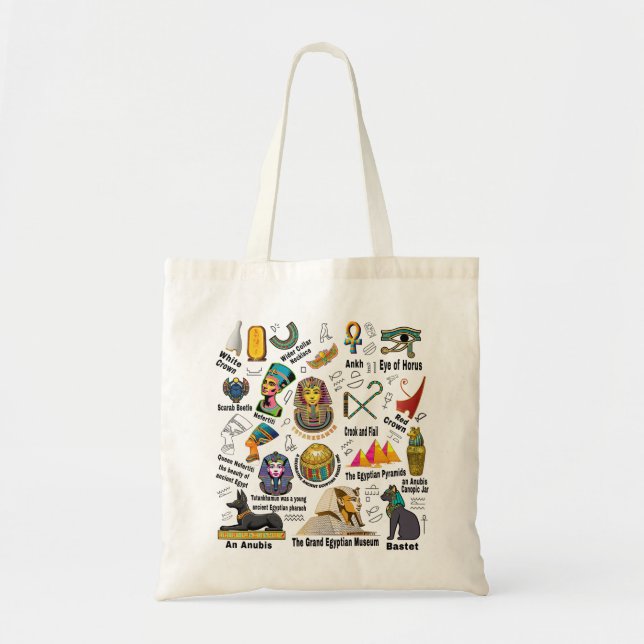 Grand Egyptian Museum Egypt Heritage Design  Tote Bag (Front)