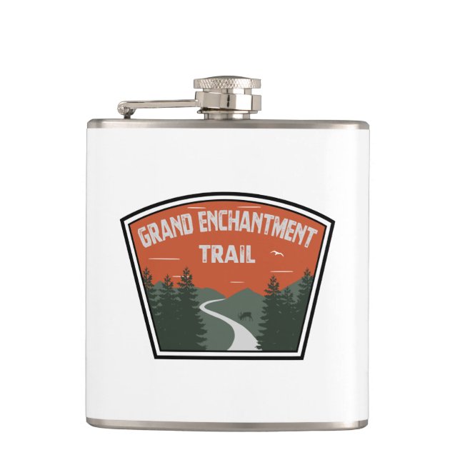 Grand Enchantment Trail Hip Flask (Front)