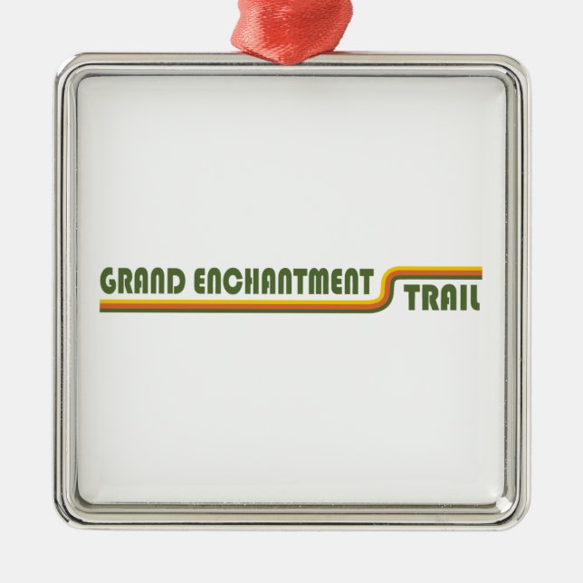 Grand Enchantment Trail Metal Tree Decoration (Front)