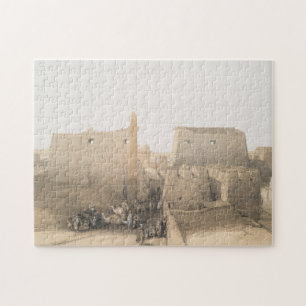 Grand Entrance to the Luxor Temple, Egypt Jigsaw Puzzle