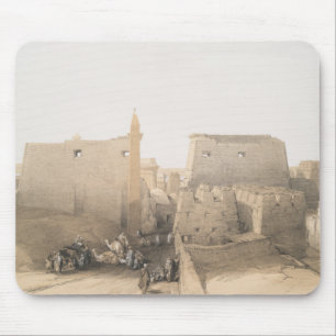 Grand Entrance to the Luxor Temple, Egypt Mouse Mat