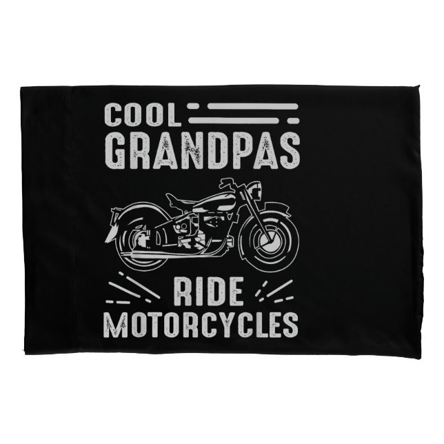 Grand Father Biker Pillowcase (Front)