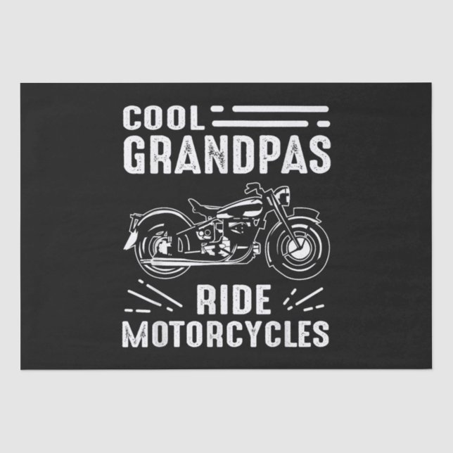 Grand Father Biker Tissue Paper (Front)