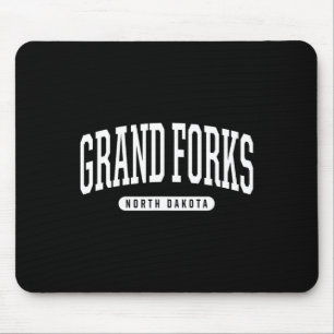 Grand Forks North Dakota Vacation College Style Nd Mouse Mat