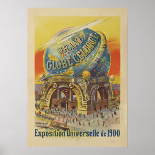 Grand Globe Céleste Imp. Paul Dupont Poster