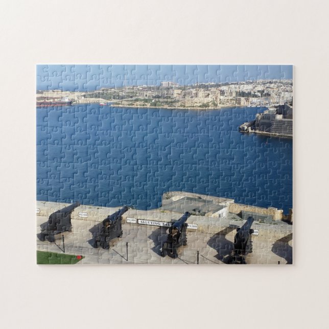Grand Harbour in Malta Jigsaw Puzzle (Horizontal)