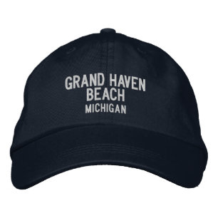 Grand Haven Beach Michigan Baseball Hat